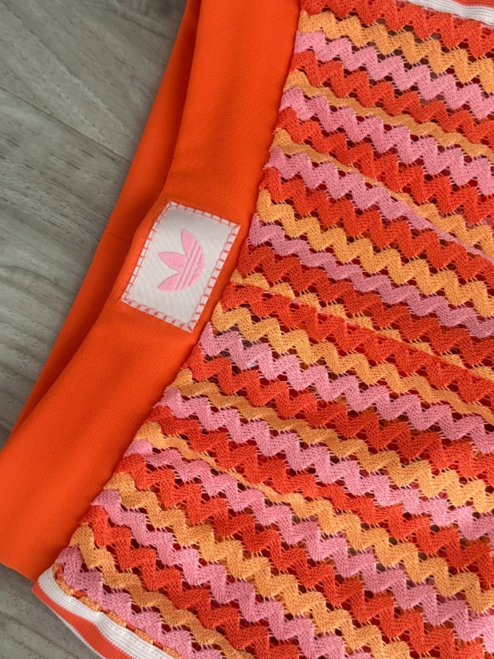 Adidas Summer Glow Crochet Firebird Track Pant - Picture 4 of 5